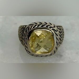 Vintage Lucky Brand Corine Herringbone Ring
